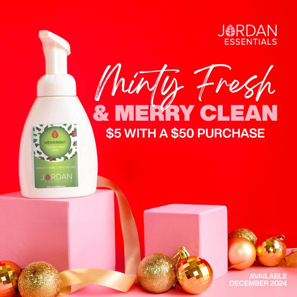 🎄 Minty Fresh & Merry Clean! 🎄

Get ready to sleigh the season with Merrimint Foaming Hand Soap – your festive must-have for the holidays! 🧼🌿 This delightful minty-fresh scent will leave your hands feeling clean, refreshed, and oh-so-merry. 💚❄️

Rich, creamy lather washes hands clean and leaves them moisturized too! 

Free from SLS/SLES, parabens, and phthalates too.

Grab this holiday favorite for only $5 with a $50 purchase! 🎁

Perfect for your kitchen, bathroom, or as a stocking stuffer to spread holiday cheer. Don’t miss out on this jolly deal!

🛒 Shop now and make your holidays sparkle with Jordan Essentials! 

 #productsforthewholefam #everydayessentials #Minneapolis #JordanEssentials #holidaygifts #foaminghandsoap #mintyfresh