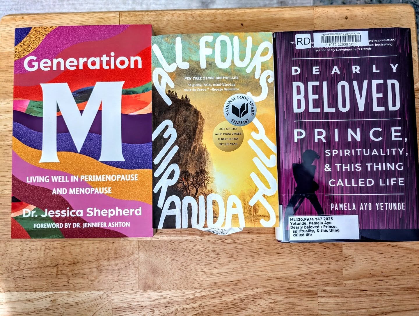Reading is keeping me centered and sane this summer. Here's what currently has my attention. What are you reading right now? Drop a note in the comments! 

#booknerd #bookstgram #summerreads #relax #freeyourmind  #themoreyouknow🌈 #drjessicashepherd #mirandajuly #pamelaayoyetunde #prince #perimenopause #menopause #womenshealth